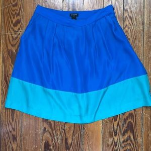 Colorblock J. Crew skirt